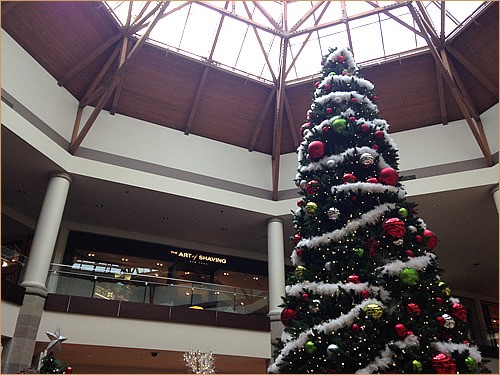 Another Christmas season is coming. Brea Shopping mall.