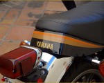 1980年型 ヤマハSR400 SR500 初期型のオレンジとゴールドのカラーデザイン