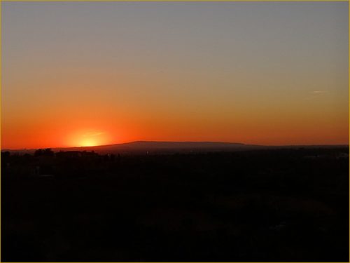 Panorama Nature Preserve sunset in Fullerton California