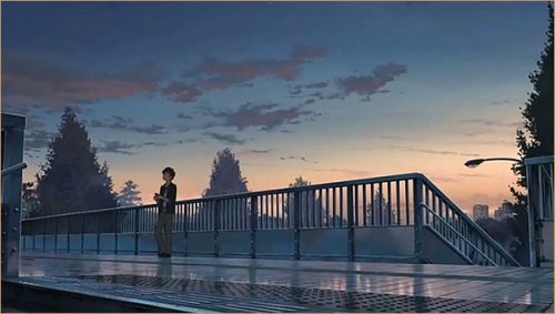 Anime movie YOUR NAME real life location scenes in Tokyo
