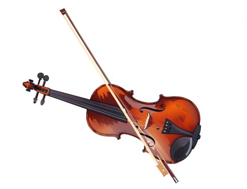 Free illustration JPEG: The violin you long for, starting lessons tomorrow