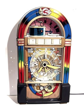 Free illustration image: Dancing Queen 80's Jukebox Clock